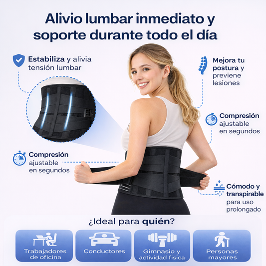 Cinturon lumbar ortopedico