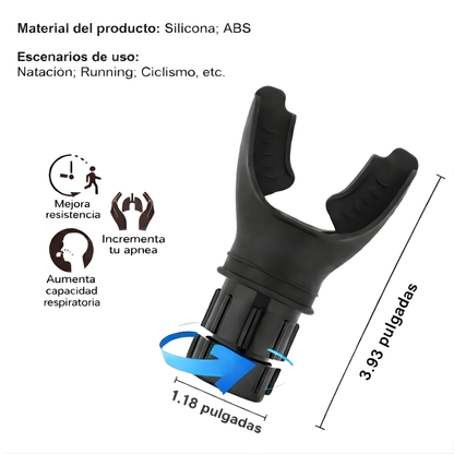 Entrenador respiratorio ajustable